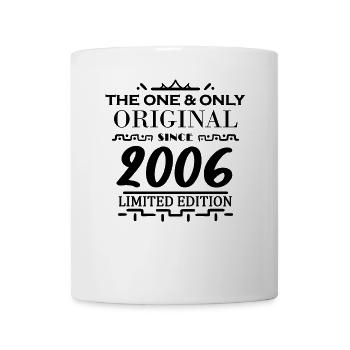 Baujahr 2006 - Jahrgang 2006 - Tasse - Weiß - Vorne