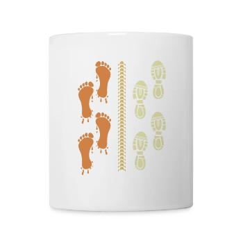 Triathlet Läufer Radfahrer - Tasse - Weiß - Vorne