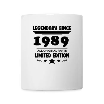 1989 - Born 1989 - Year of construction 1989 - Mug - white - Front