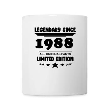 1988 - Born 1988 - Year of construction 1988 - Mug - white - Front