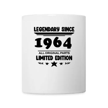 1964 - Jahrgang 1964 - Baujahr 1964 - Tasse - Weiß - Vorne