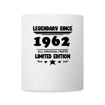 1962 - Jahrgang 1962 - Baujahr 1962 - Tasse - Weiß - Vorne