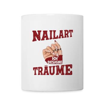 Ich designe keine Nailart Nageldesignerin - Tasse - Weiß - Vorne
