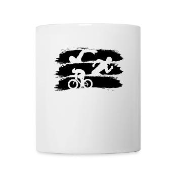 Triathlon - Tasse - Weiß - Vorne