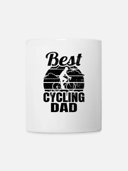 Radfahrer Vater - Tasse - Weiß