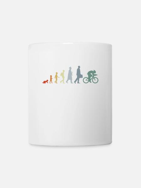 Radfahrer Lebenszyklus - Tasse - Weiß