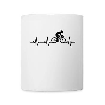 Radfahrer Herzlinie - Tasse - Weiß - Vorne