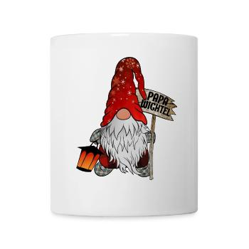 Papa Wichtel Christmas Gnom - Tasse - Weiß - Vorne