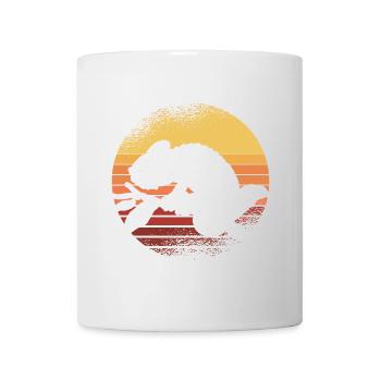 Lézard Reptile Herpétologie Herpétologiste Rétro Vin - Mug blanc - blanc - Devant