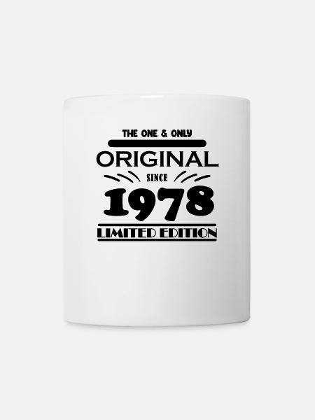 1978 - Baujahr 1978 - Jahrgang 1978 - Tasse - Weiß