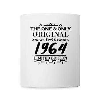 1964 - Baujahr 1964 - Jahrgang 1964 - Tasse - Weiß - Vorne