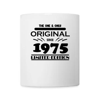 1975 - Baujahr 1975 - Jahrgang 1975 - Tasse - Weiß - Vorne