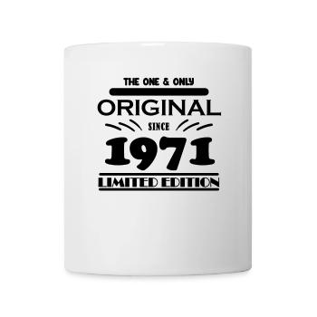 1971 - Baujahr 1971 - Jahrgang 1971 - Tasse - Weiß - Vorne