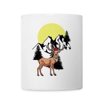 Noël Cerf Noël Nicholas Renne Noël - Mug blanc - blanc - Devant