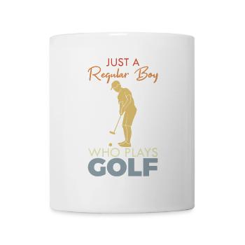 Golf Junge - Tasse - Weiß - Vorne