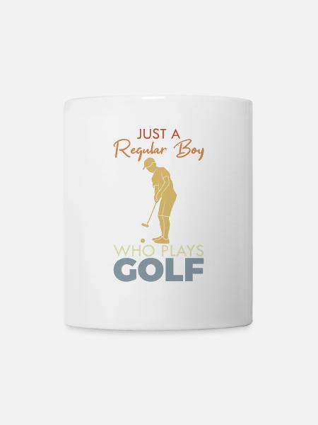 Golf Junge - Tasse - Weiß