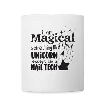 Je suis un peu une technicienne ongulaire magique - Mug blanc - blanc - Devant