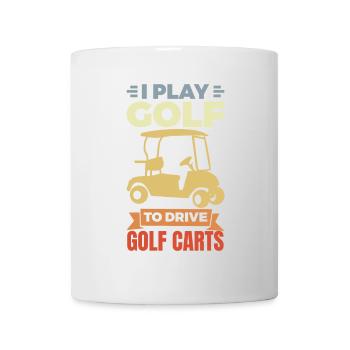 I love golf carts - Mug - white - Front