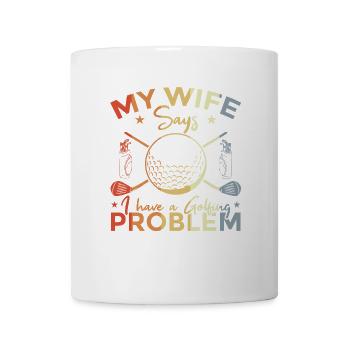 Witziges Golf Zitat - Tasse - Weiß - Vorne