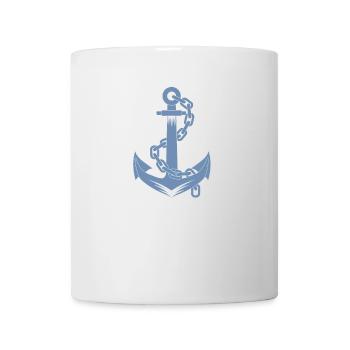 Saillier d’ancre Sailboat Design - Mug blanc - blanc - Devant