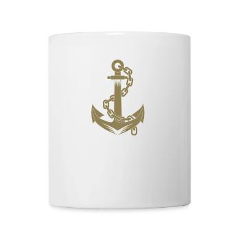 Saillier d’ancre Sailboat Design - Mug blanc - blanc - Devant