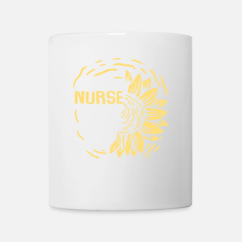 Ich bin Krankenschwester geworden, weil dein Leben - Tasse - Weiß