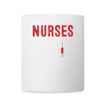 Infirmières Nous ne pouvons pas guérir la stupidité - Mug blanc - blanc - Devant