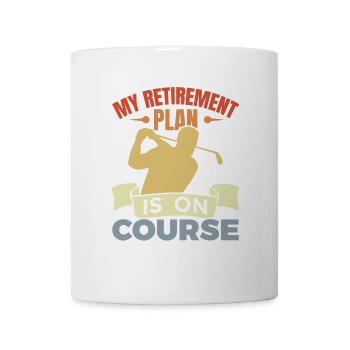 Retired golfer - Mug - white - Front