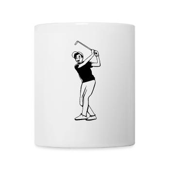 Golf Kind - Tasse - Weiß - Vorne