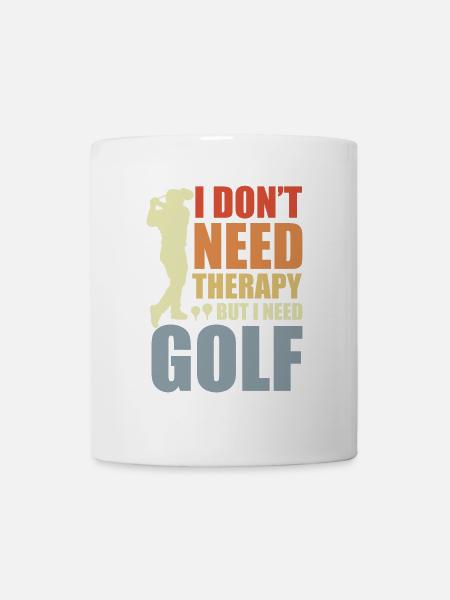 Lustiger Golf Witz - Tasse - Weiß