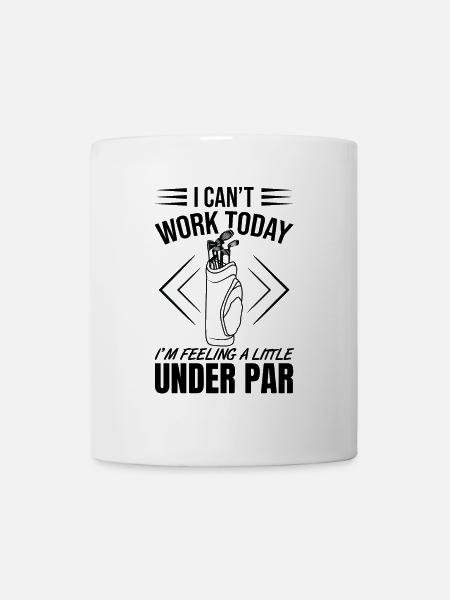 Schlechter Golf Witz - Tasse - Weiß