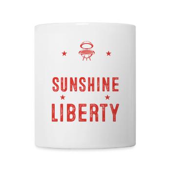 Memorial Day Fourth of July Cookouts Sunshine and - Mug - white - Front