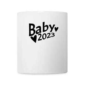 Bébé 2023 - Naissance Enceinte 2023 Grossesse - Mug blanc - blanc - Devant