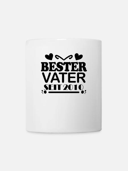Bester Vater seit 2010 - Tasse - Weiß