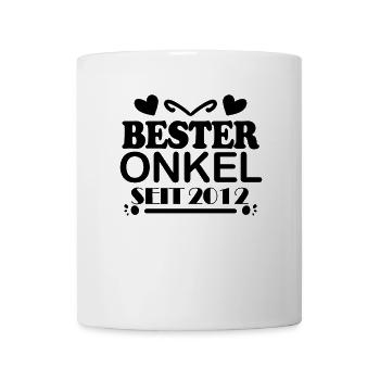 Bester Onkel seit 2012 - Tasse - Weiß - Vorne