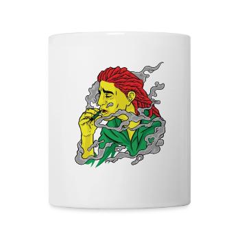 Vapor Portrait im Pop-Art Stil - Tasse - Weiß - Vorne