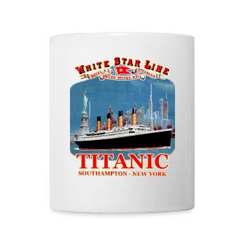 TITANIC Kreation Louis RUNEMBERG © Adagp - Tasse - Weiß - Vorne