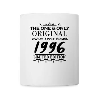 1996 - Baujahr 1996 - Jahrgang 1996 - Tasse - Weiß - Vorne