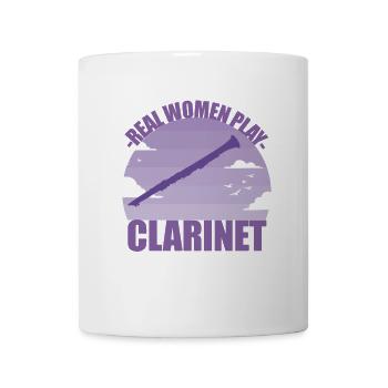 Clarinet Instrument Musician Girl Gift - Mug - white - Front