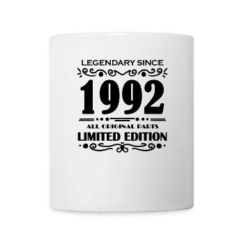 1992 - Born 1992 - Year of construction 1992 - Mug - white - Front