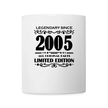 2005 - Born 2005 - Year of construction 2005 - Mug - white - Front