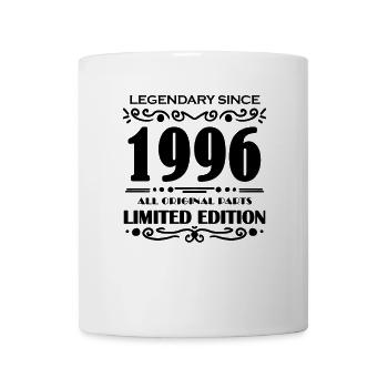 1996 - Jahrgang 1996 - Baujahr 1996 - Tasse - Weiß - Vorne