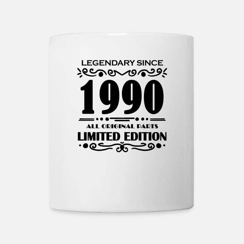 1990 - Né 1990 - Année de construction 1990 - Mug blanc - blanc