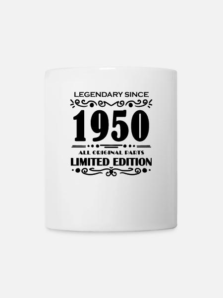 1950 - Born 1950 - Year of construction 1950 - Mug - white