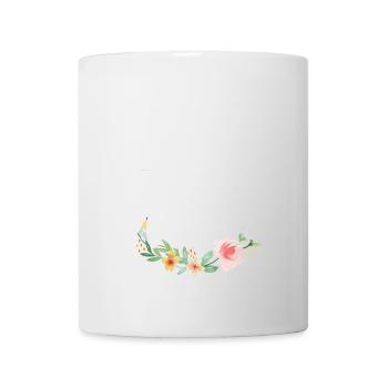 Enseignante Maman Fête des mères J’ai deux titres Enseignement - Mug blanc - blanc - Devant