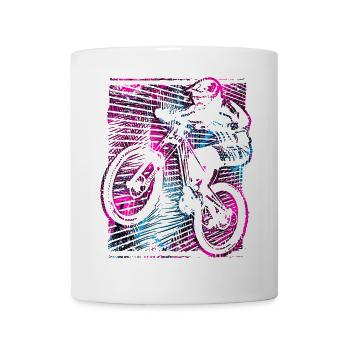 VTT - VTT - Descente VTT - Mug blanc - blanc - Devant