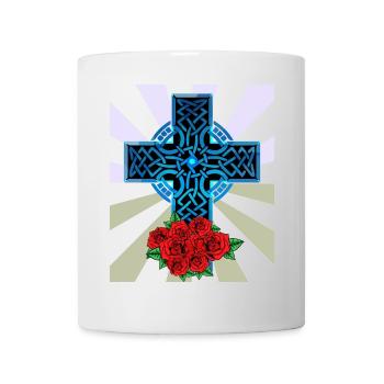 Christmas Gift Christianity Cross Jesus - Mug - white - Front
