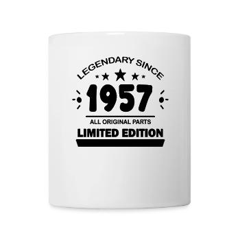1957 - Born 1957 - Year of construction 1957 - Mug - white - Front