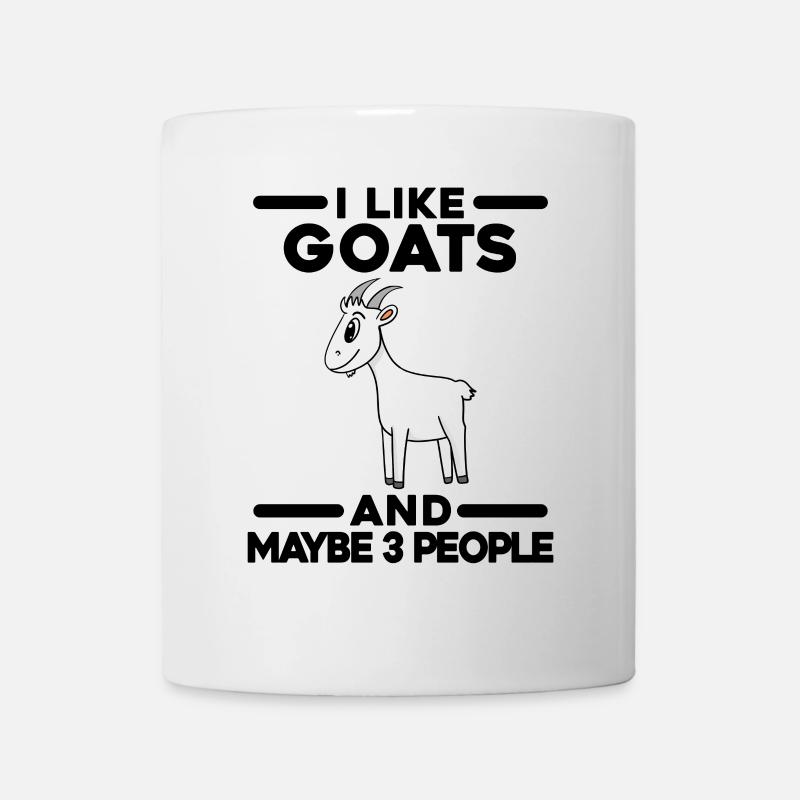 Chèvre Chèvre Chèvre - Mug blanc - blanc