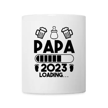 Vater 2023 - Papa 2023 Geschenk - Tasse - Weiß - Vorne
